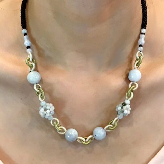 Classic Necklace a Handmade Beaded Necklace for Her Fine Artisan Jewelry Unforgettable Birthday Gift
