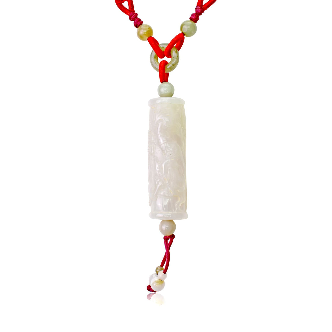 Shine with this Remarkable Masterpiece Dragon Handcrafted Jade NecklaceNecklacesSerenity Jade