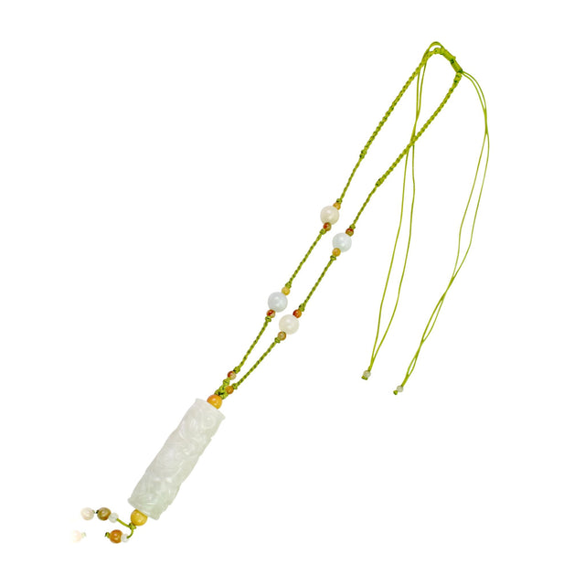 Shine with this Remarkable Masterpiece Dragon Handcrafted Jade NecklaceNecklacesSerenity Jade