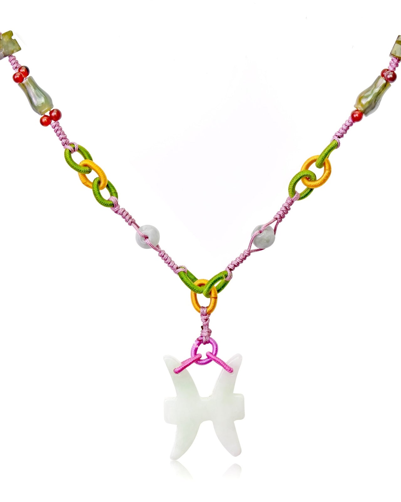 Shine with Your Pisces Pride with a Handmade Jade NecklaceNecklacesSerenity Jade