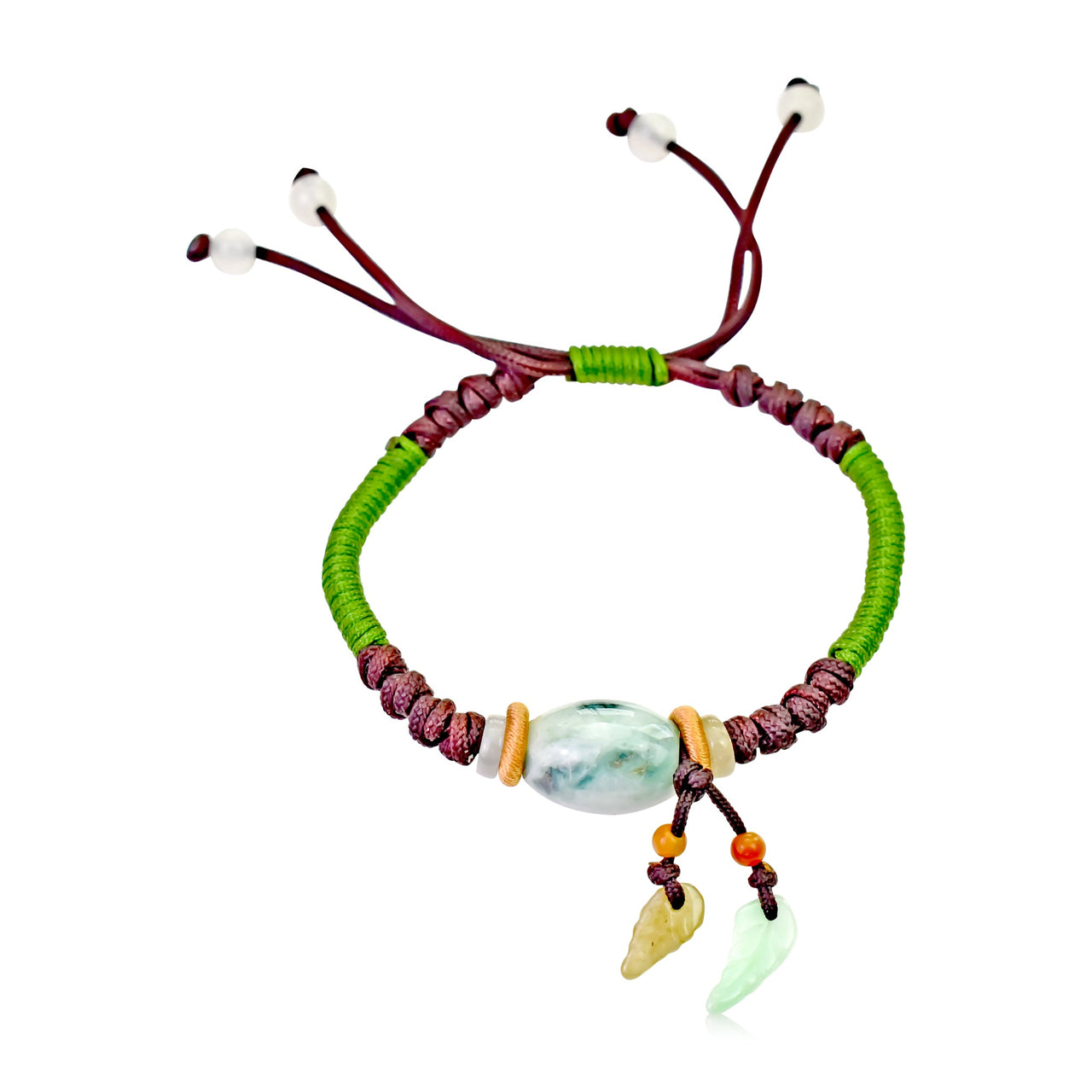 Show Off Your Personal Style with Cute Oblong Shaped Beads Jade BraceletBraceletsSerenity Jade