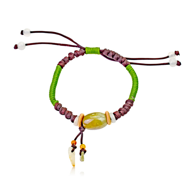 Show Off Your Personal Style with Cute Oblong Shaped Beads Jade BraceletBraceletsSerenity Jade