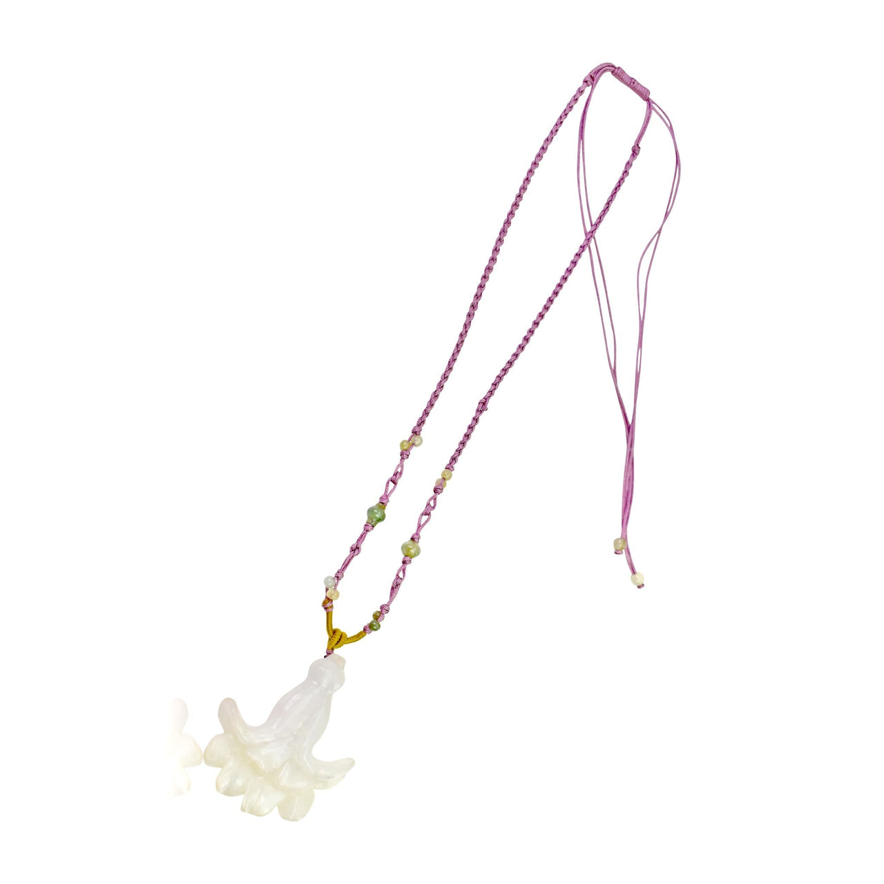Show Off Your Style with Creative Bellflower Jade NecklaceNecklacesSerenity Jade