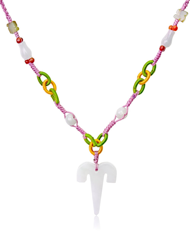 Show Strength and Style with an Aries Astrology Jade NecklaceNecklacesSerenity Jade