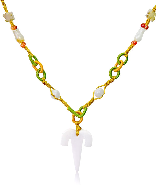 Show Strength and Style with an Aries Astrology Jade NecklaceNecklacesSerenity Jade