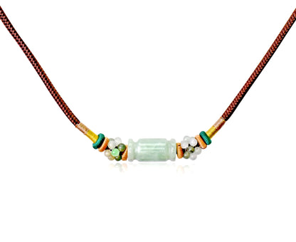 Mystical Beaded Tube Necklace a Classic Statement Jewelry for Women Tube Necklace Birthday Day Gift