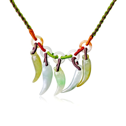 Green Jade Chili Pepper Necklace A Custom Chain Pendant For Women Chili Necklaces Perfect Birthday Gift