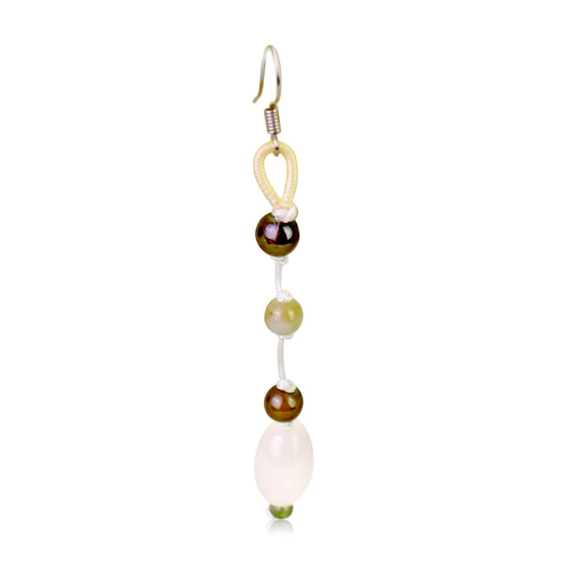 Spring Into Style with Our Oblong Rose Quartz EarringsEarringsSerenity Jade