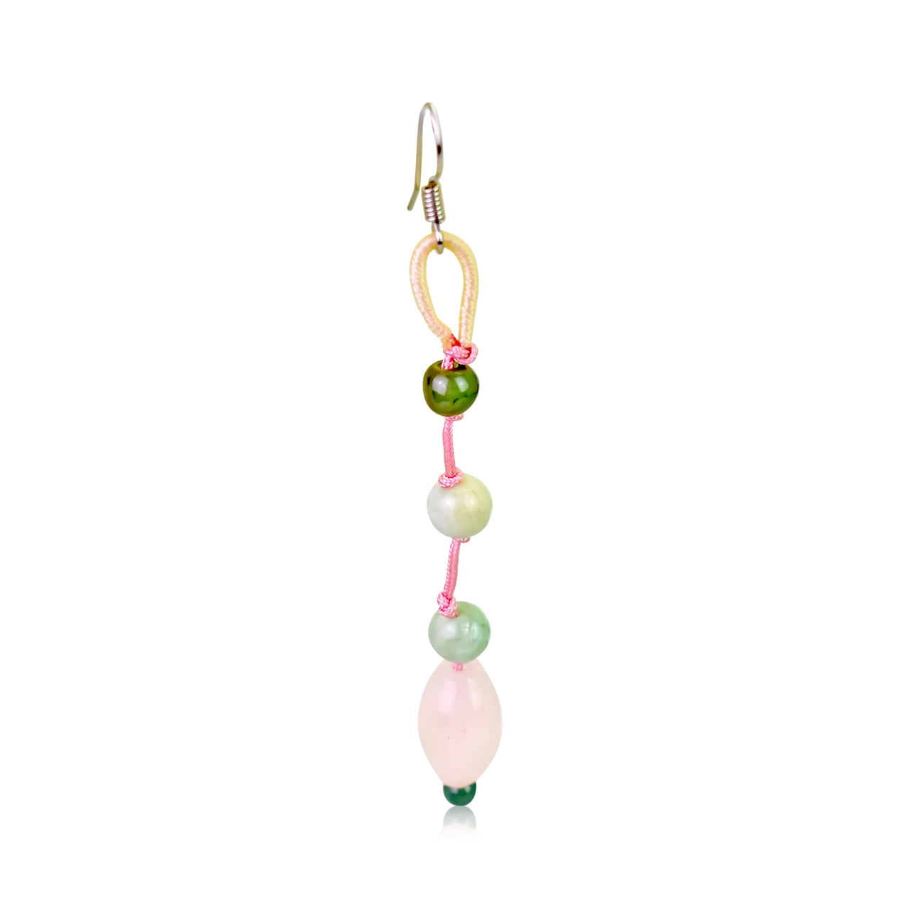 Spring Into Style with Our Oblong Rose Quartz EarringsEarringsSerenity Jade