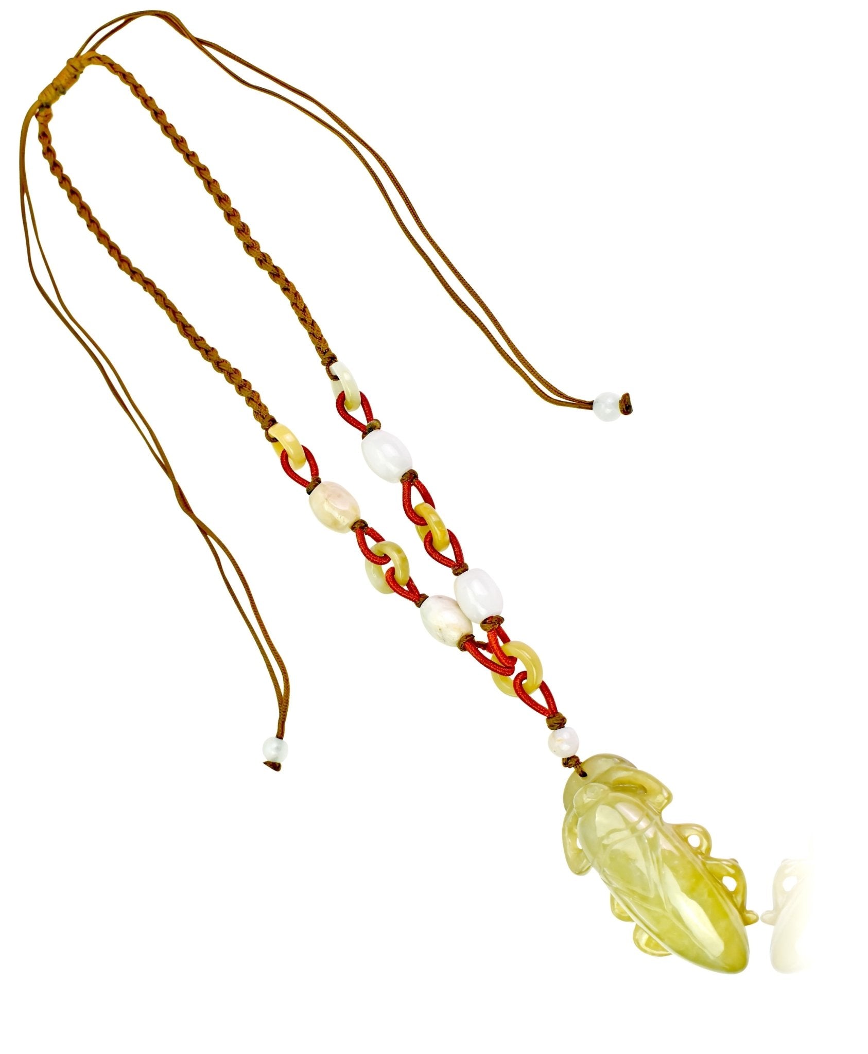 Stand Out with the Colossal Tortoise Beetle Jade Pendant NecklaceNecklacesSerenity Jade