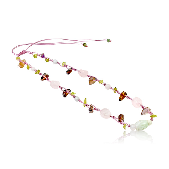 Step into Free - Spirited Style with the Jade Pendant Gemstone NecklaceNecklacesSerenity Jade