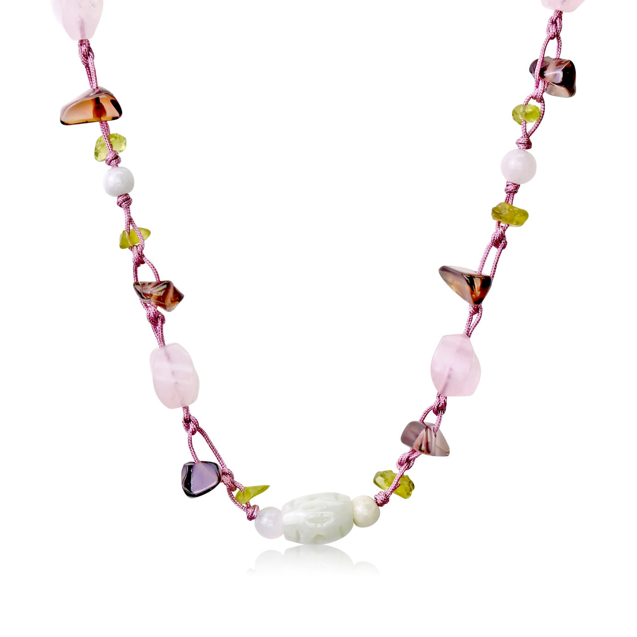 Step into Free - Spirited Style with the Jade Pendant Gemstone NecklaceNecklacesSerenity Jade