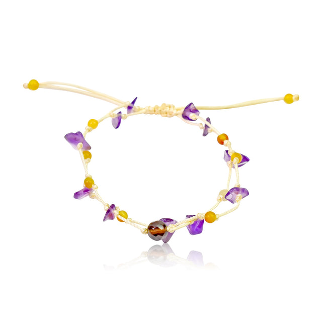 Step Into the Season with Radiant Bloom: A Gemstone Bracelet that InspiresBraceletsSerenity Jade