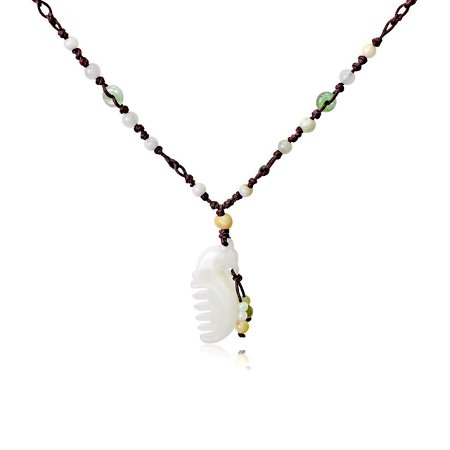 Stylish Comb Handmade Jade Necklace PendantNecklacesSerenity Jade