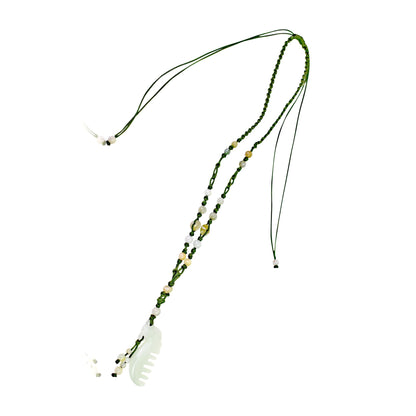 Jade Comb a Unique Pendant A Personalized Necklaces For Her Thoughtful Anniversary Gift