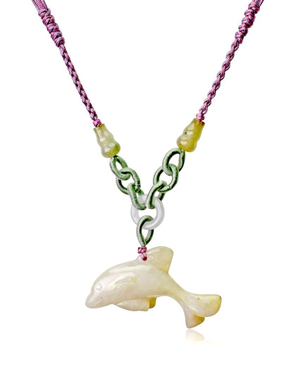 Mystical Dolphin Pendant a Unique Jewelry Necklace for Unisex Dolphin Necklace Mother’s Day or Father's Day Gift