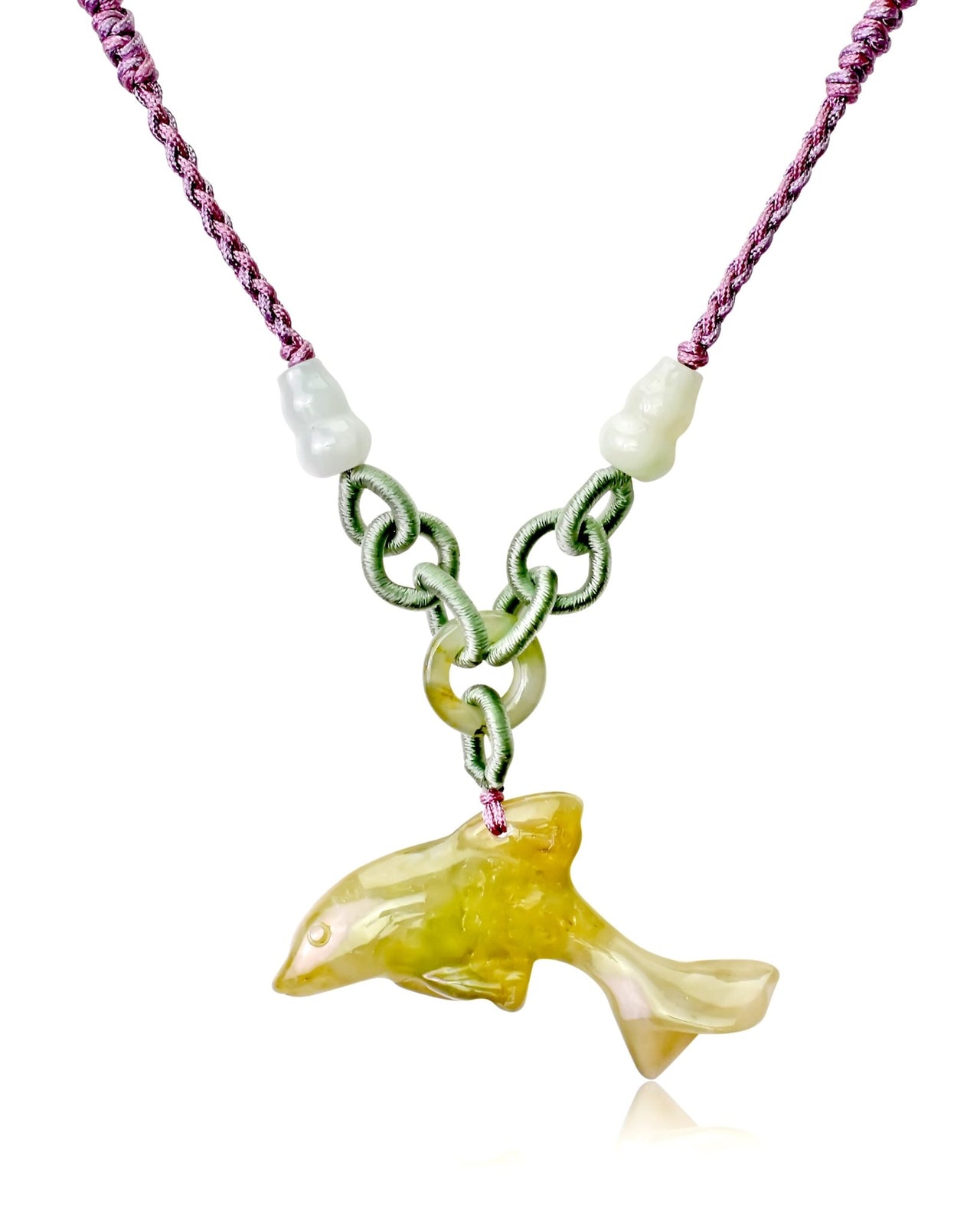Mystical Dolphin Pendant a Unique Jewelry Necklace for Unisex Dolphin Necklace Birthday Gift