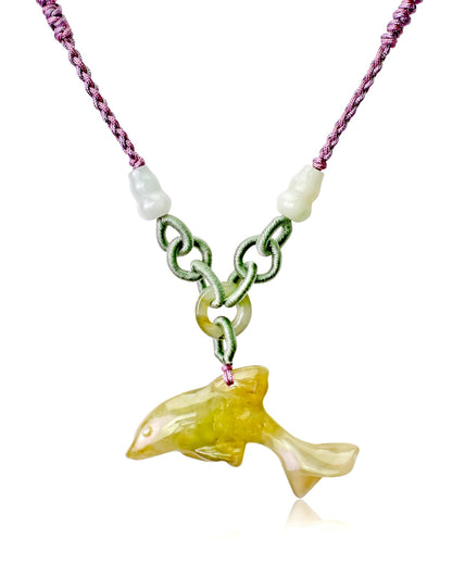 Mystical Dolphin Pendant a Unique Jewelry Necklace for Unisex Dolphin Necklace Birthday Gift