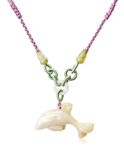 Men Dolphin Pendant a Unique Jewelry Necklace for Women Dolphin Necklace Father's Day Gift