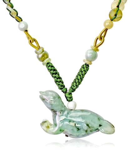 Jade Seal Necklace Spiritual Seal for Playfulness and Emotional Healing Powerful Mother's Day or Father's Day Gift