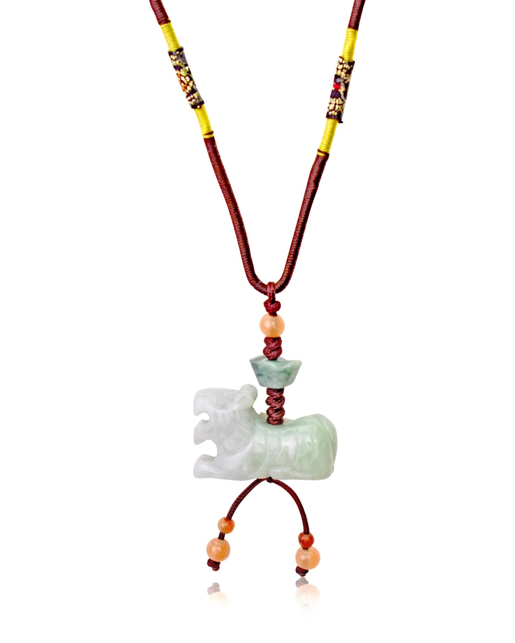 Unleash the Bold Power of the Tiger with Our Exquisite Jade NecklaceNecklacesSerenity Jade