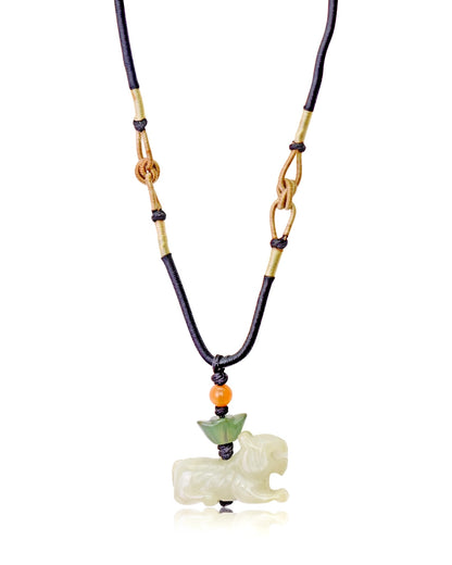 Handmade Tiger Pendant a Zodiac Tiger For Unisex Tiger Necklaces Confidence And Vitality Birthday Gift