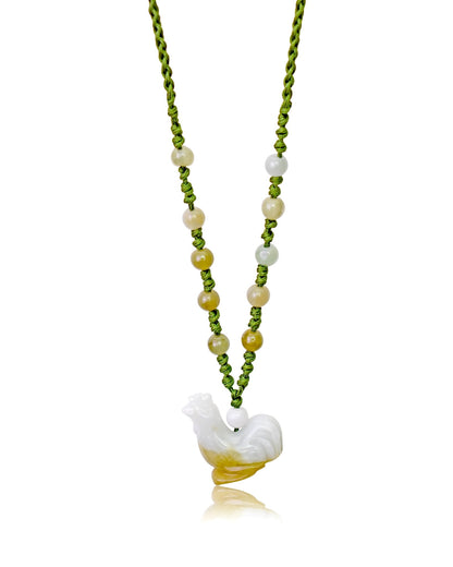 Handmade Rooster Necklace For Unisex Chinese Sign Rooster A Zodiac Sign Necklace For Anniversary Gift