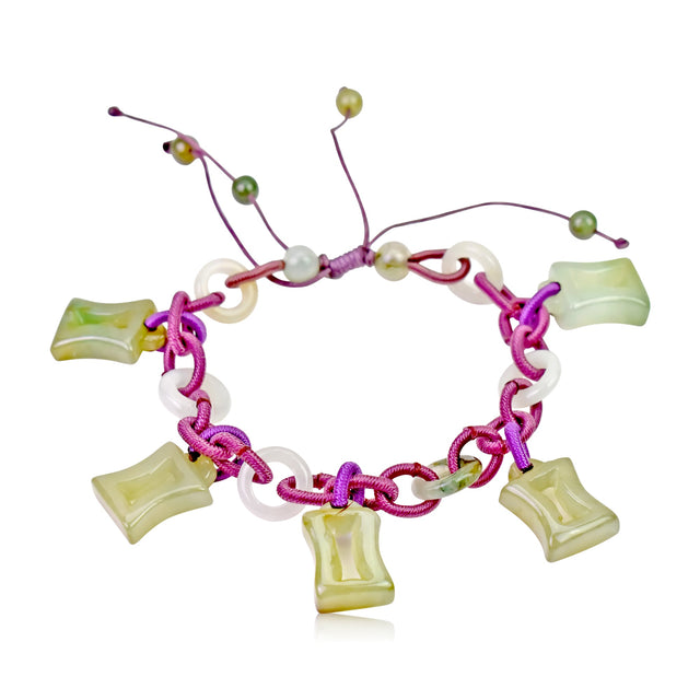 Unleash the Duality of Gemini with the Enchanting Jade BraceletBraceletsSerenity Jade