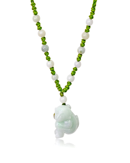 Monkey Necklace Year of The Monkey Charm For Unisex Meaningful Birthday Gift With Joyful Energy