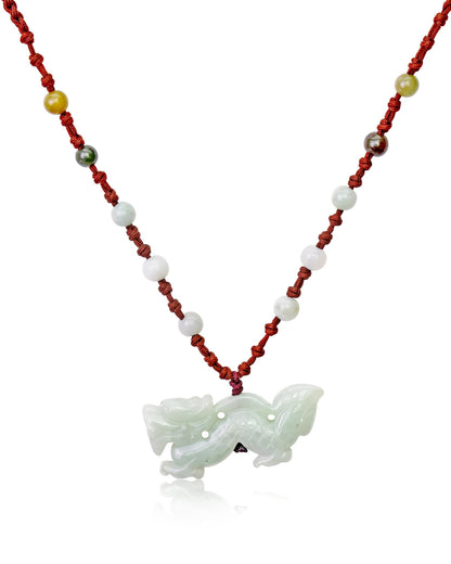 Dragon Jade Pendant a Chinese Dragon Zodiac for Unisex Charm Dragon Anniversary Gift