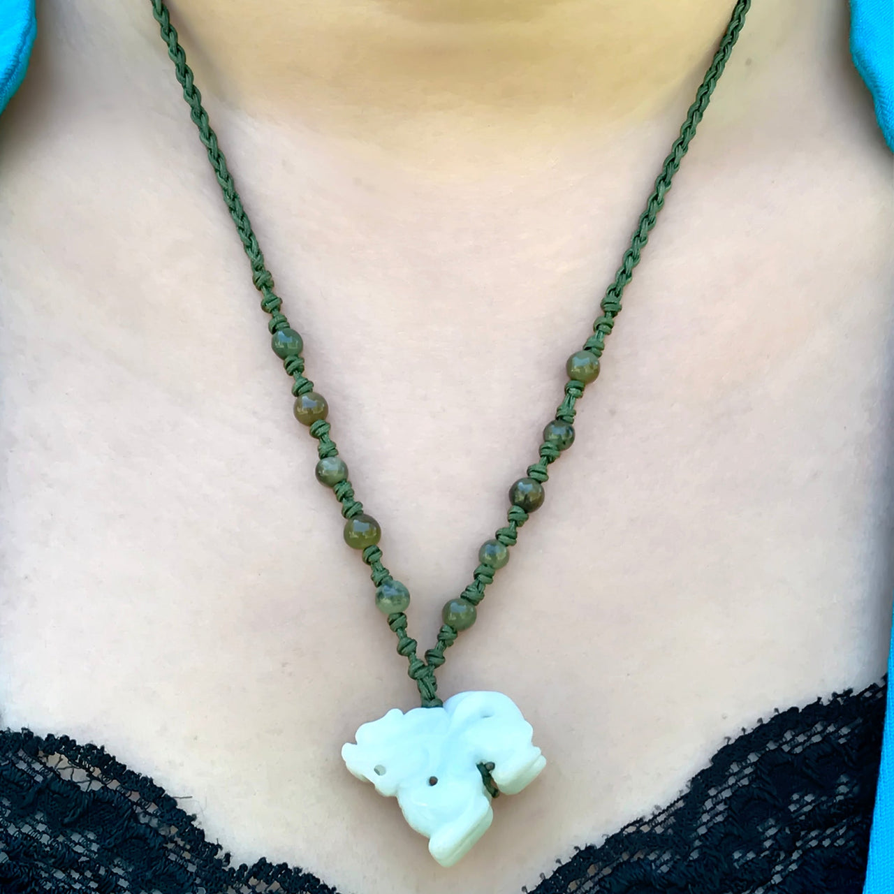 Unleash the Power of the Dragon Zodiac Jade NecklaceNecklacesSerenity Jade