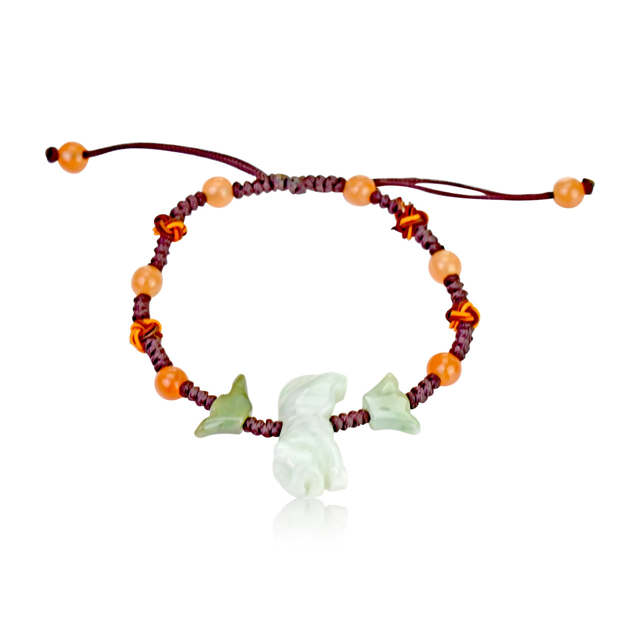 Unleash the Power of the Tiger with Our Jade Bead BraceletBraceletsSerenity Jade