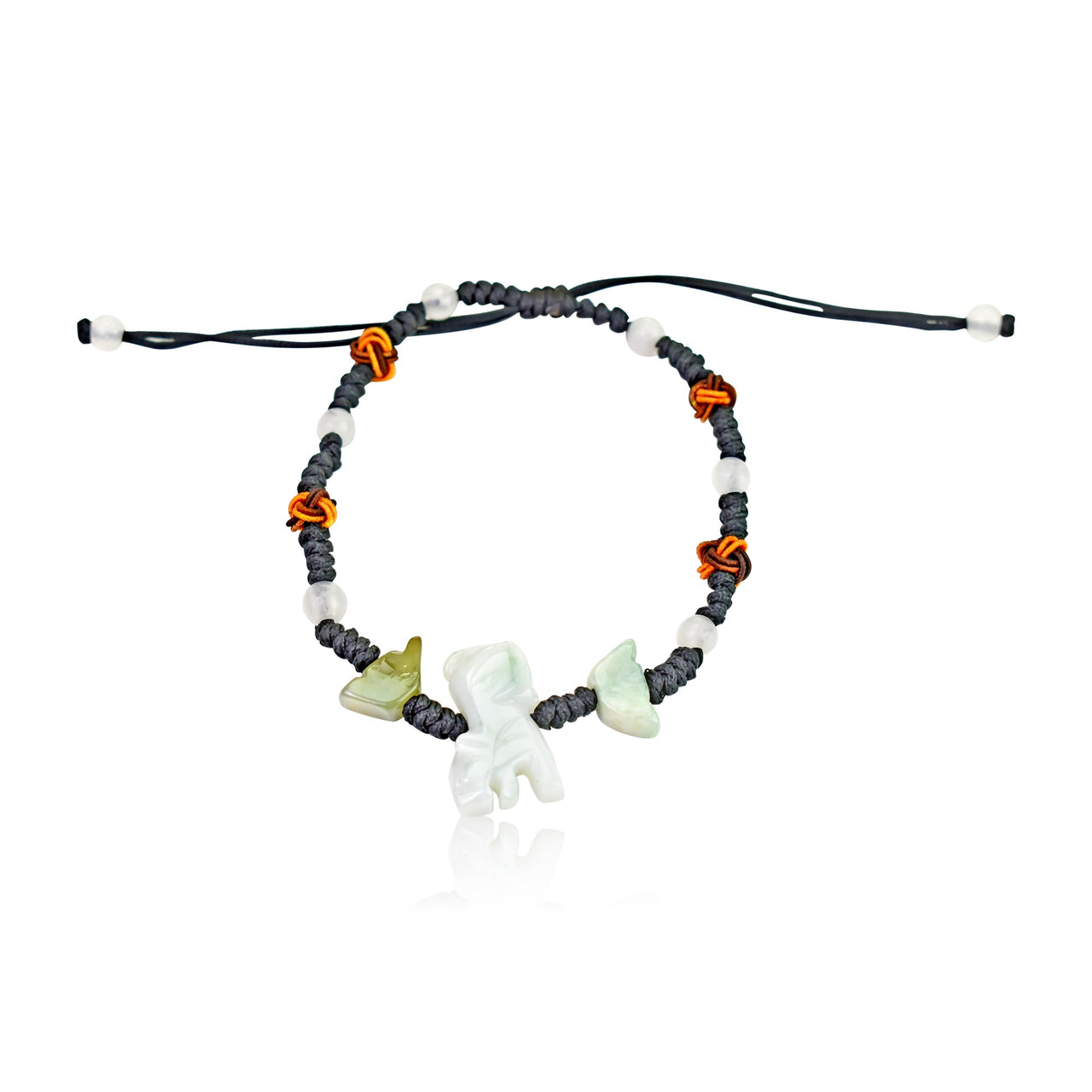 Unleash the Power of the Tiger with Our Jade Bead BraceletBraceletsSerenity Jade