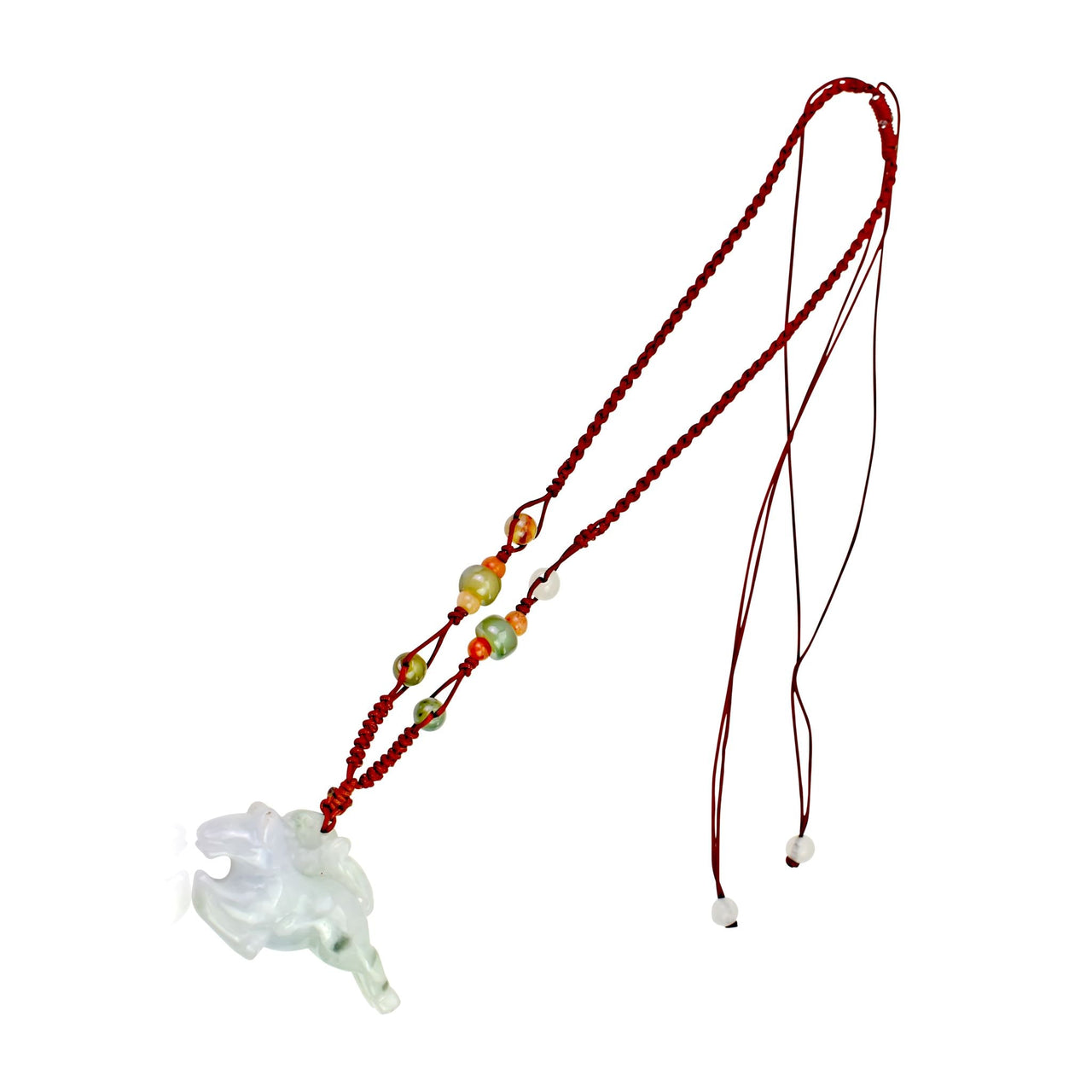 Handmade Jade Horse For Him Horse Pendant Necklace a Horse Zodiac Sign Soulful Birthday Gift