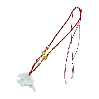 Handmade Jade Horse For Him Horse Pendant Necklace a Horse Zodiac Sign Soulful Birthday Gift