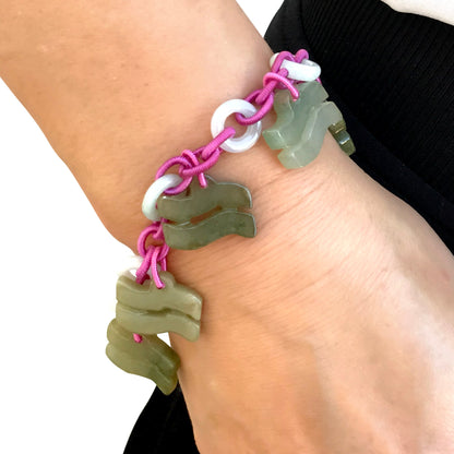 Aquarius Jewelry For Men or Women Aquarius Bracelet an Aquarius Birthstone Jewelry For Anniversary Gift