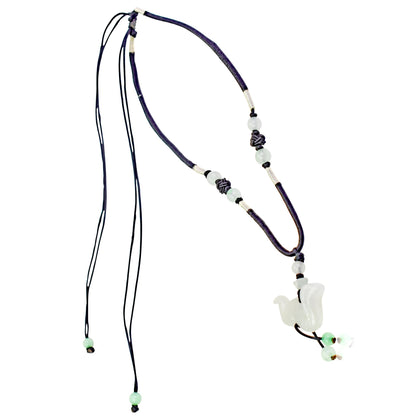 Handcrafted Chinese Animal Snake Zodiac Women Snake Necklace Or Unisex For Grace And Lasting Love Soulful Gift