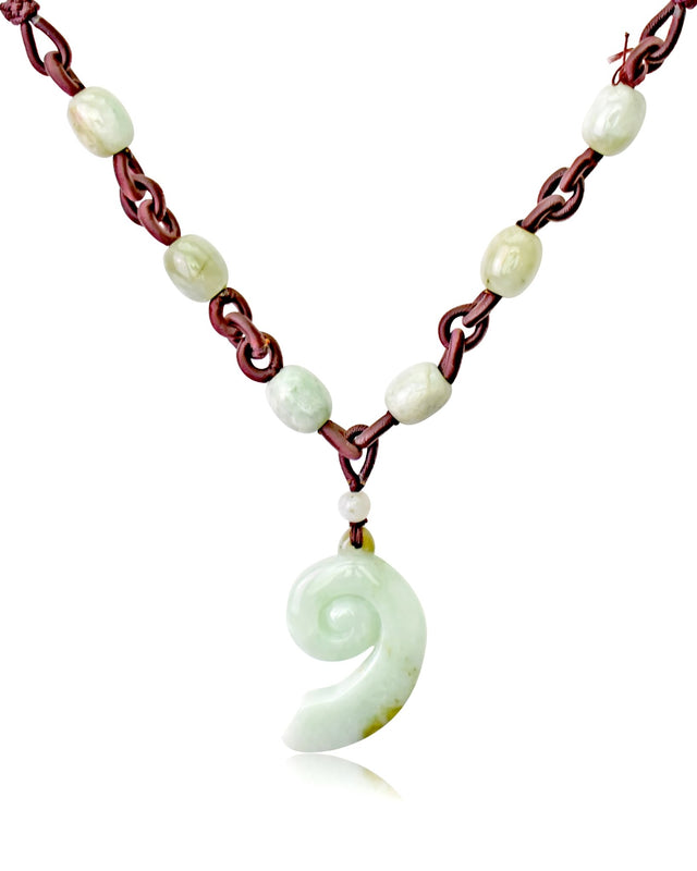 Unleash Your Inner Creativity with the Swirl Jade Pendant NecklaceNecklacesSerenity Jade