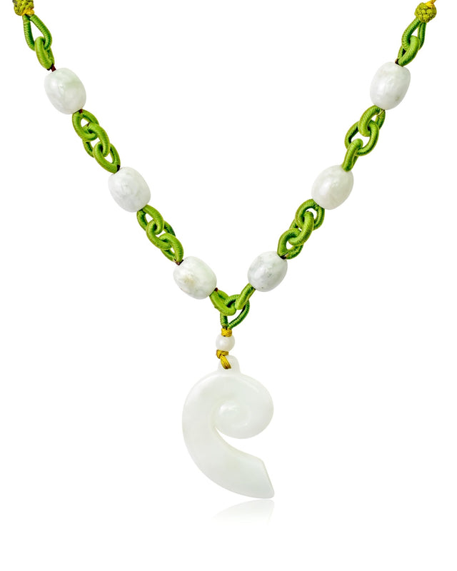 Unleash Your Inner Creativity with the Swirl Jade Pendant NecklaceNecklacesSerenity Jade