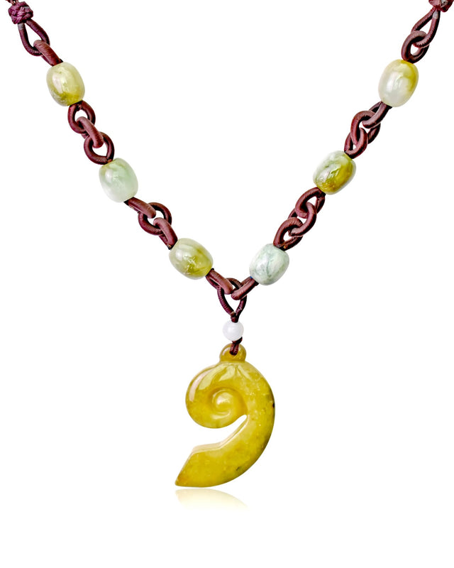 Unleash Your Inner Creativity with the Swirl Jade Pendant NecklaceNecklacesSerenity Jade