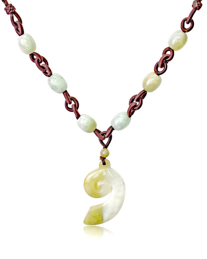 Swirl Necklace A Custom Handcrafted Jewelry For Her Designer Necklace Meaningful Mother’s Day or Father's Day Gift