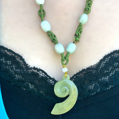Swirl Necklace A Custom Handcrafted Jewelry For Her Designer Necklace Meaningful Mother’s Day Gift