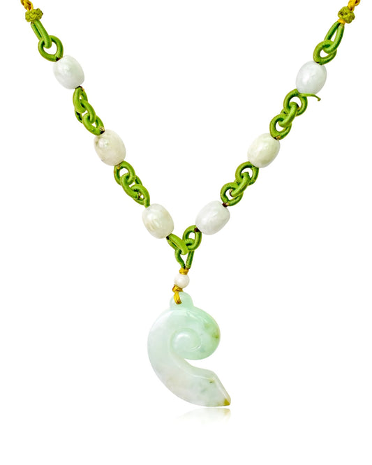 Handmade Swirl Necklace A Custom Handcrafted Jewelry For Her Designer Necklace Meaningful Mother’s Day Gift