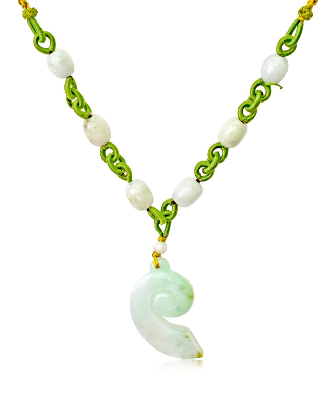 Unleash Your Inner Creativity with the Swirl Jade Pendant NecklaceNecklacesSerenity Jade