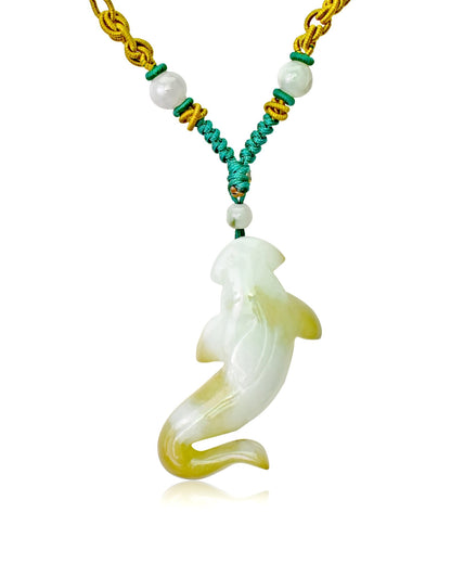 Whale Shake Necklace a Hammerhead Shark for Men for Courage and Confidence Powerful Father's Day Gift