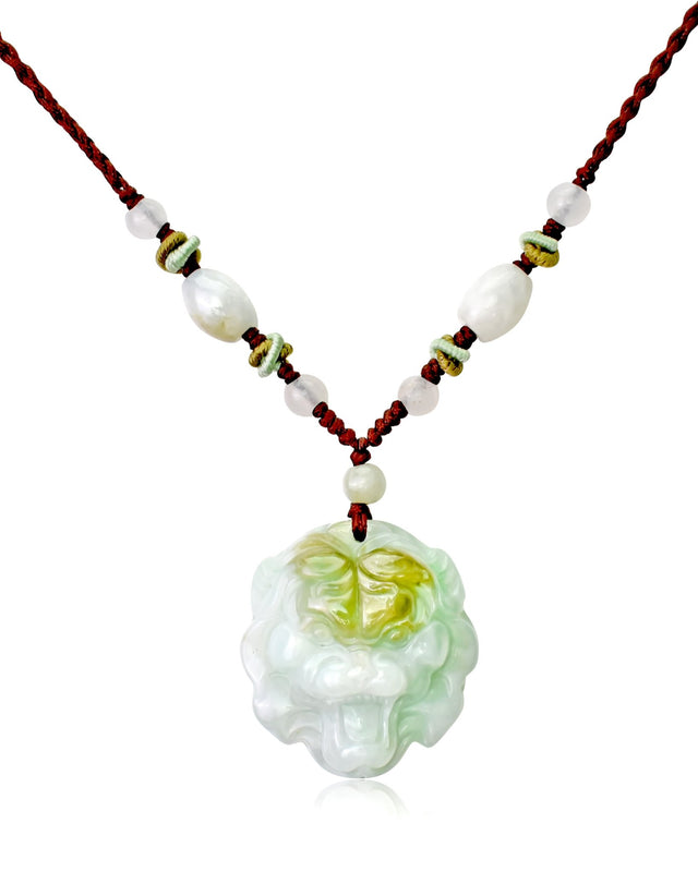 Unleash Your Inner Strength with the Tiger Jade Pendant NecklaceNecklacesSerenity Jade