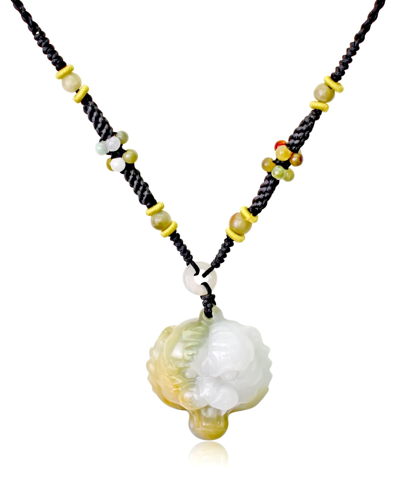 Unleash Your Inner Strength with the Tiger Jade Pendant NecklaceNecklacesSerenity Jade