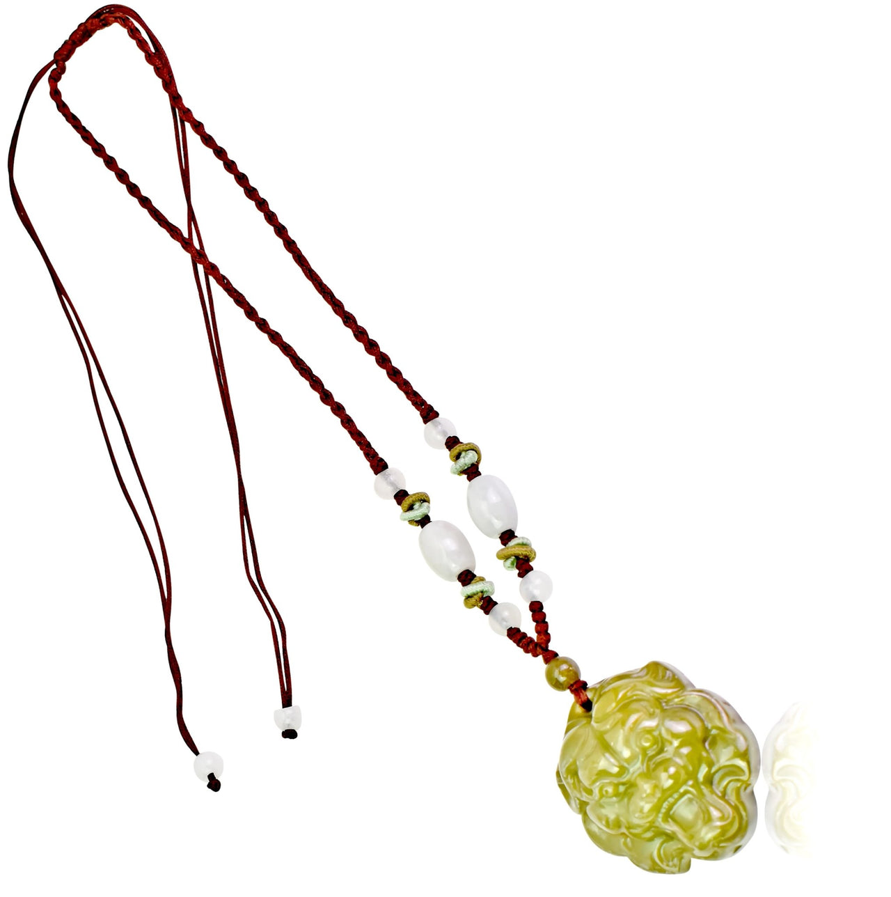 Unleash Your Inner Strength with the Tiger Jade Pendant NecklaceNecklacesSerenity Jade