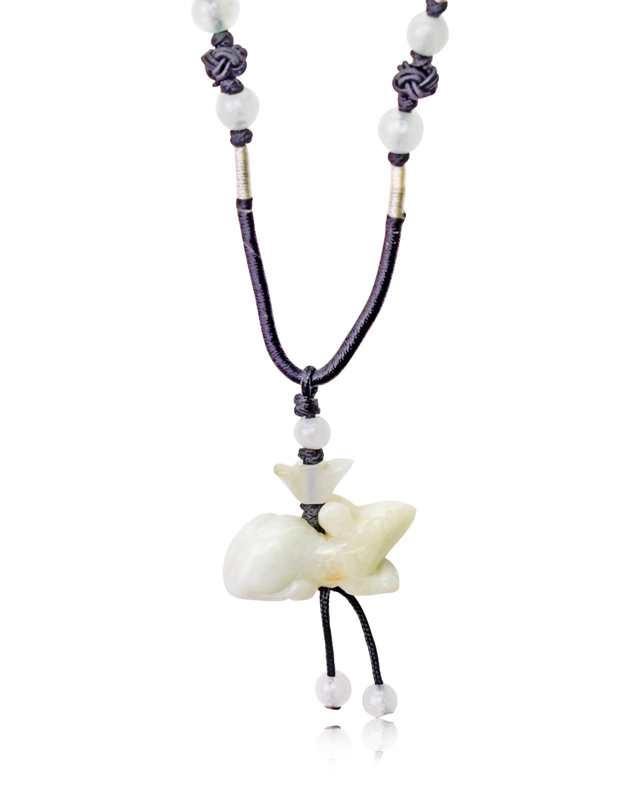 Unleash Your Inner Strength with the Year of the Rat Handmade Jade NecklaceNecklacesSerenity Jade