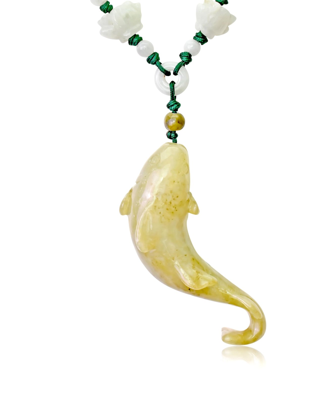 Unleash your Inner Warrior with White Shark Jade NecklaceNecklacesSerenity Jade